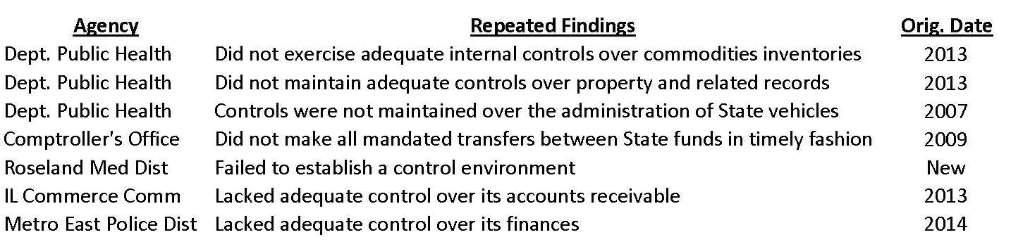 Auditor Findings